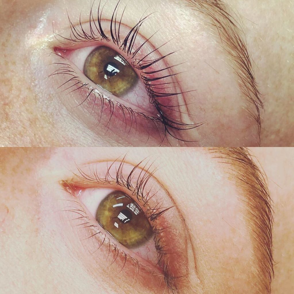 LASH LIFT WITH BLACK LASH TINT IN OKC AND EDMOND