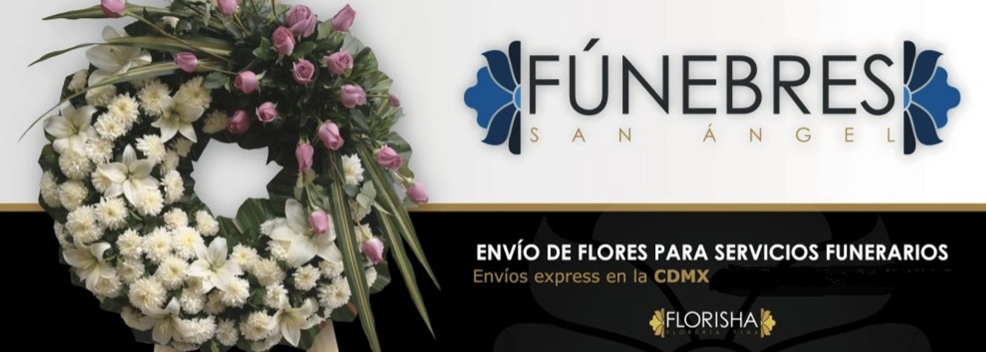 Funebres San Ángel offers express funeral flower delivery in CDMX.