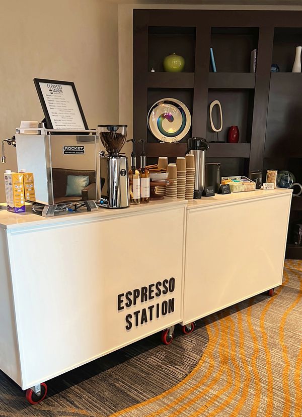 Mobile Coffee Cart Catering / Barista Services /Coffee Cart Rental / Mobile Espresso Bar/Coffee Cart