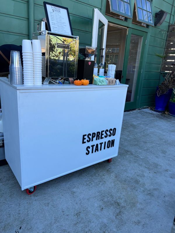 Mobile Coffee Cart Catering / Barista Services /Coffee Cart Rental / Mobile Espresso Bar/Coffee Cart