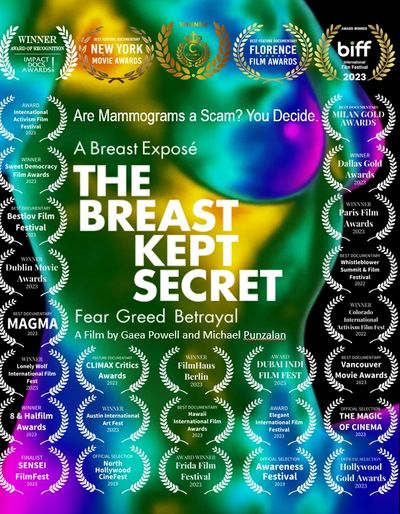 Award-winning documentary 'The Breast Kept Secret' questions mammogram reliability.