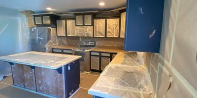 What prep is needed to paint kitchen cabinets