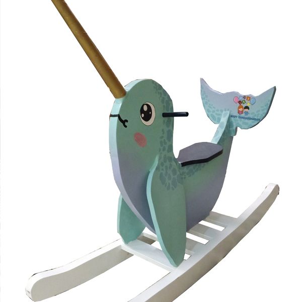 Riding Narwhal sponsorship piece at Indy Dreamworld 2023