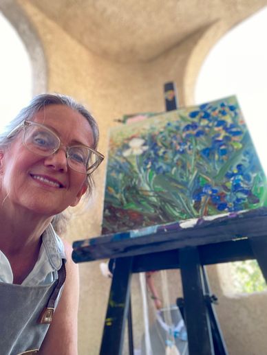 LIVE 
Shasta  Plein Air Painting Competition $200 Best of Show Winner at 5:30 prize! 