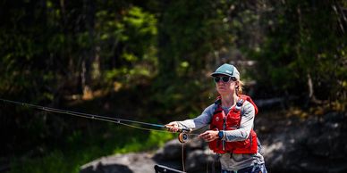 algonquin park fly fishing brook trout bass dirft boat ottawa ontario learn casting