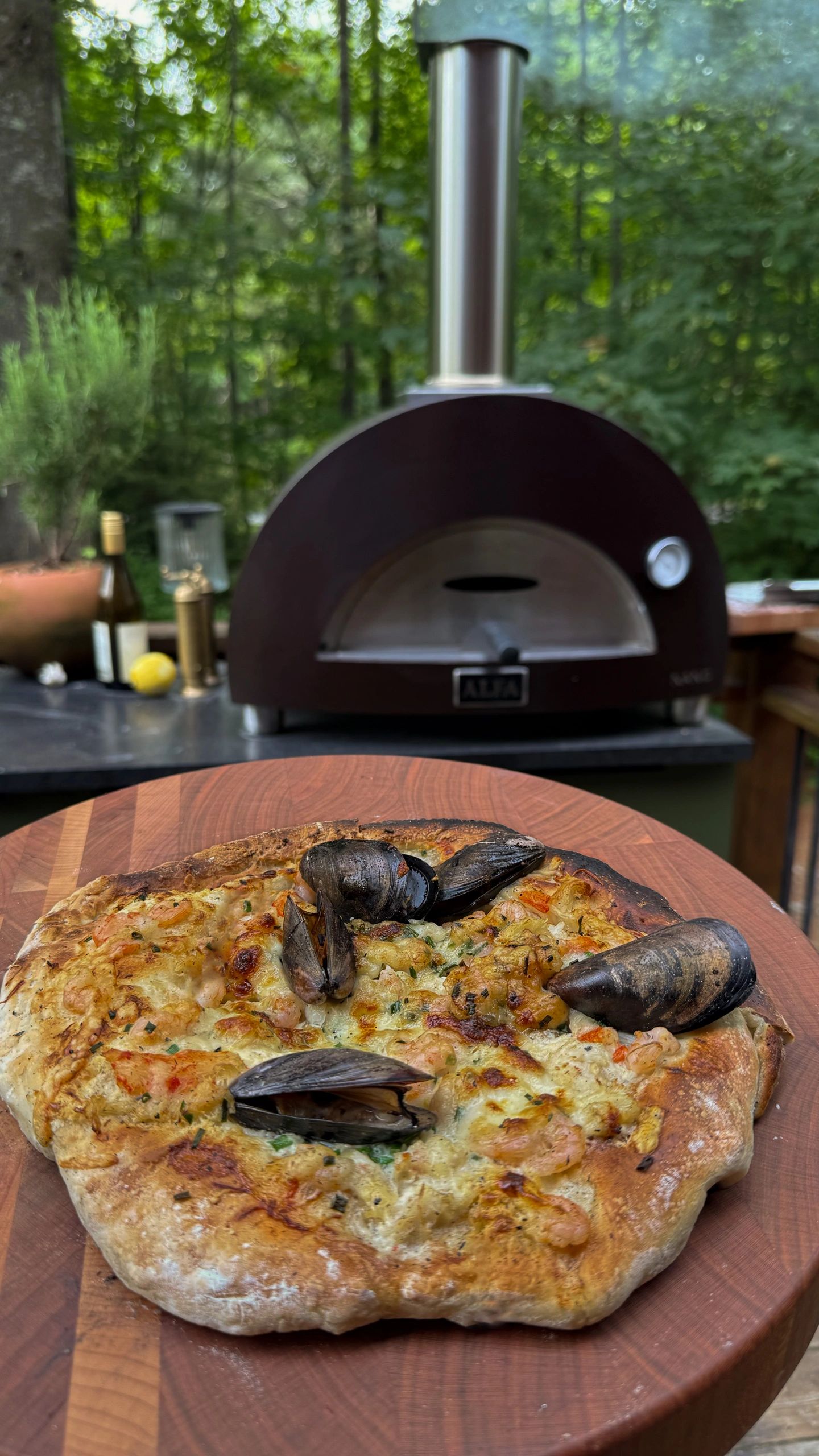 Pizza aux fruits de mer
