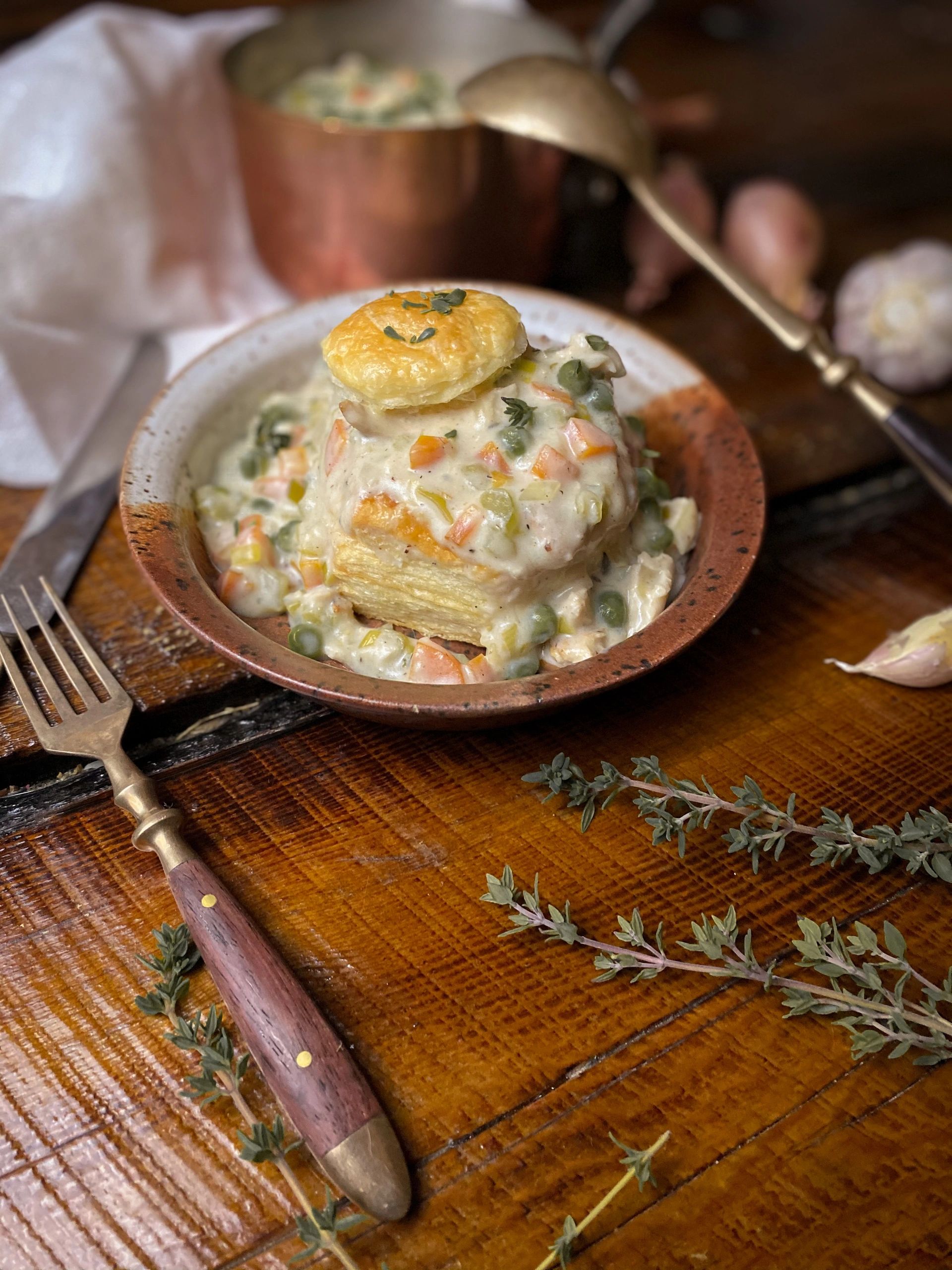 Mes volauvent au poulet