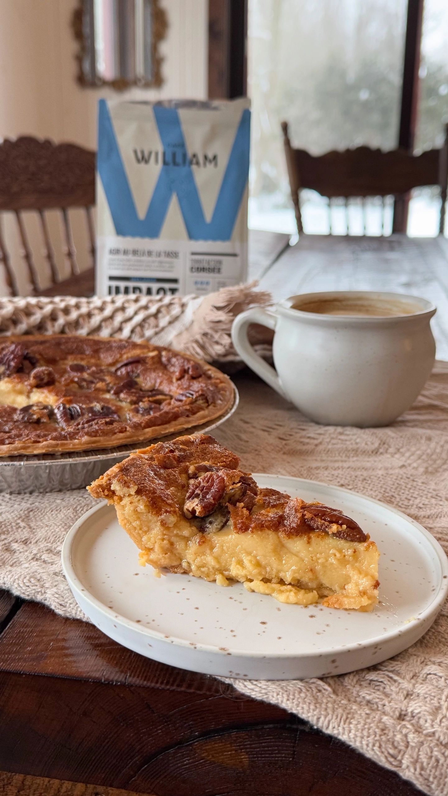 Tarte au sirop d’érable et pacanes