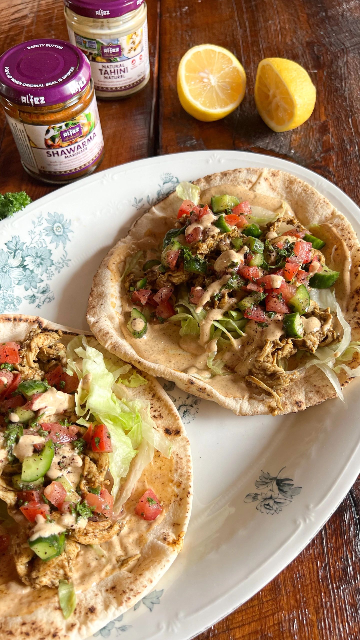 Sandwich poulet Shawarma