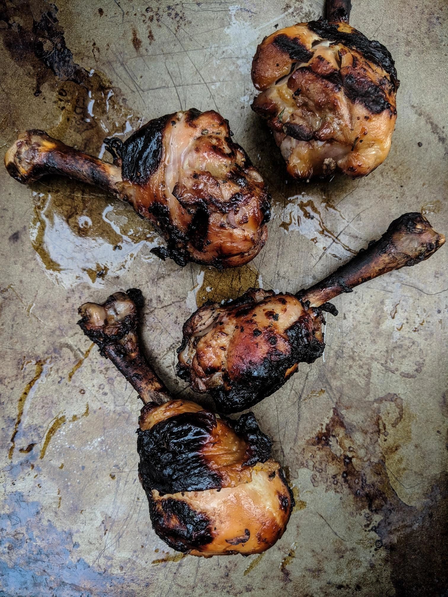 Lollipop de poulet miel & agrumes