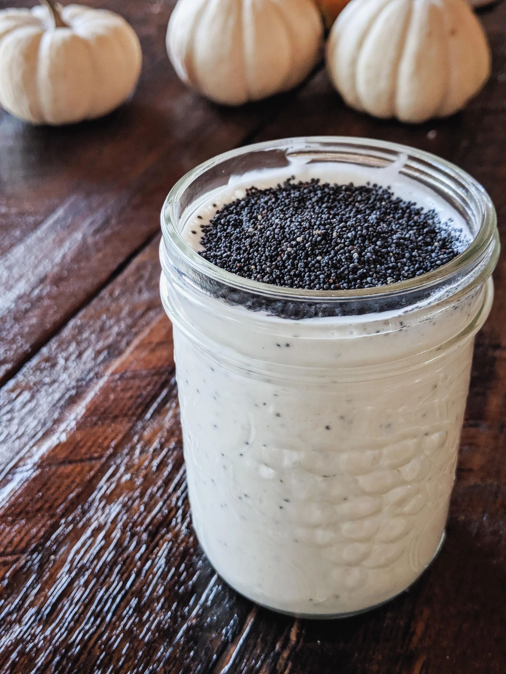 Vinaigrette crémeuse au pavot