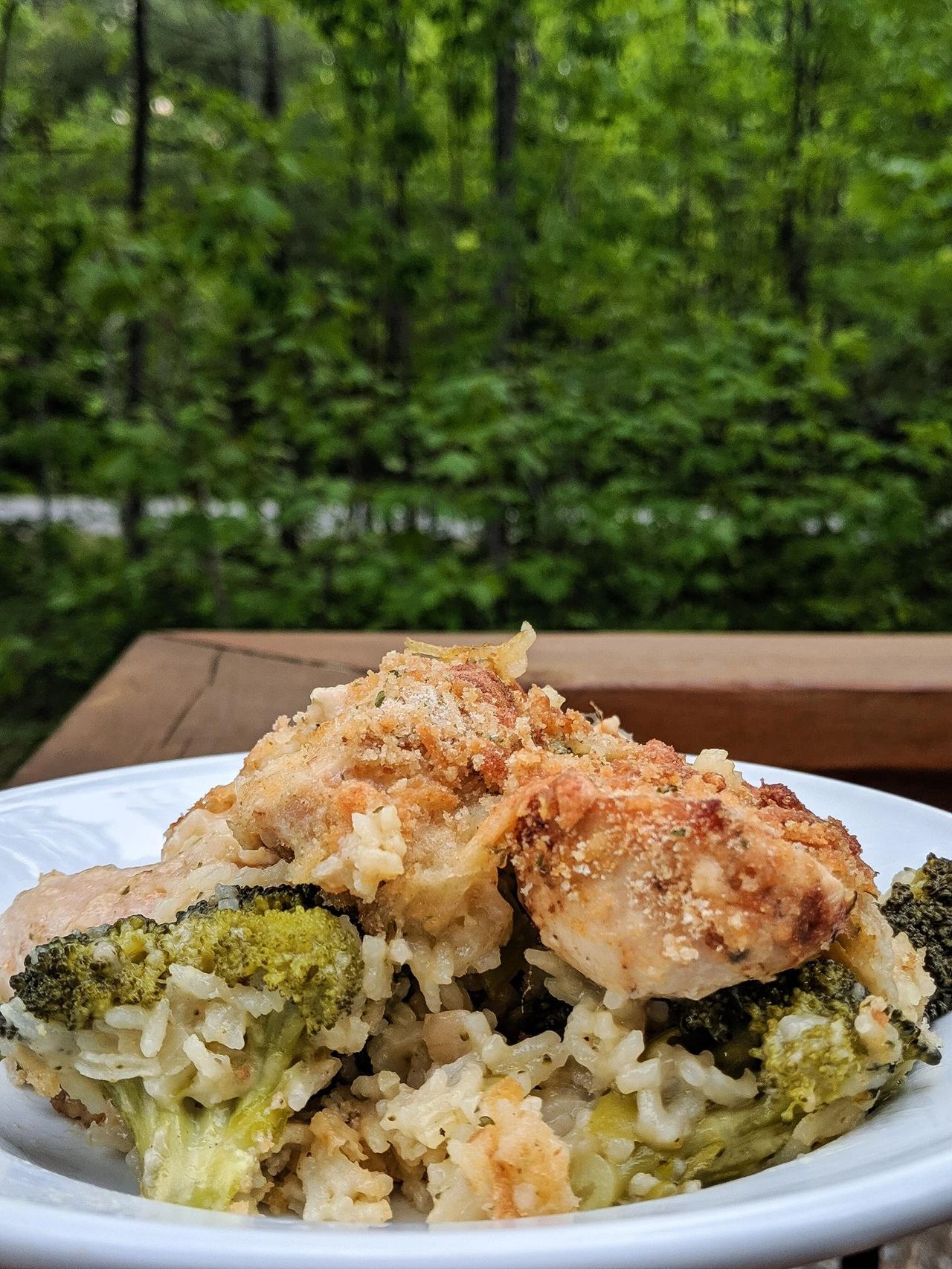 Gratin De Riz Au Poulet Jardiniere Cheddar