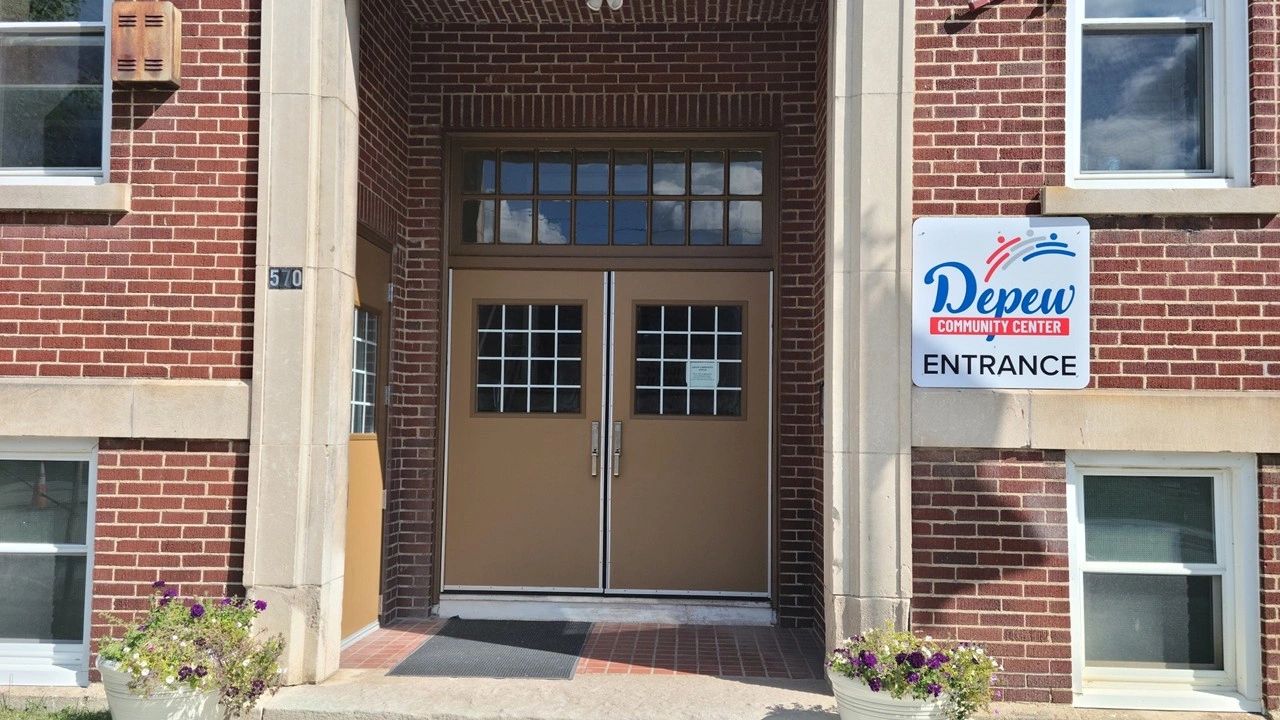 Depew Community Center main entrance