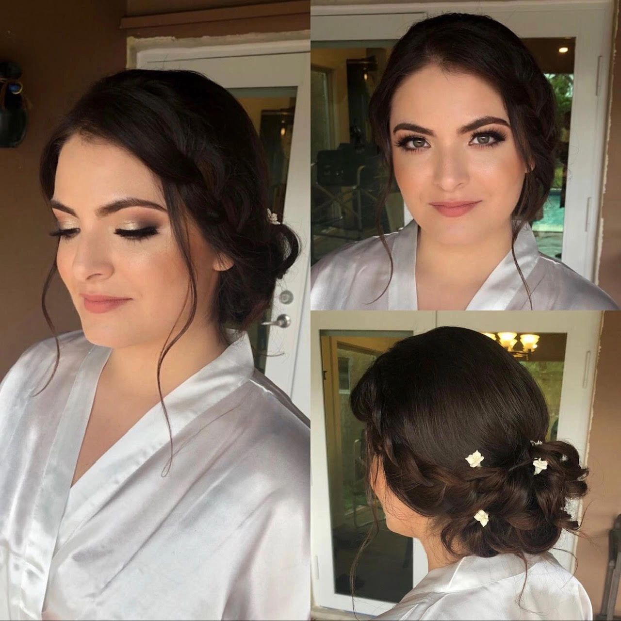 orlando wedding makeup artist on a bride. 