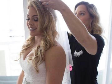 Bride hair and makeup artist in Orlando. 