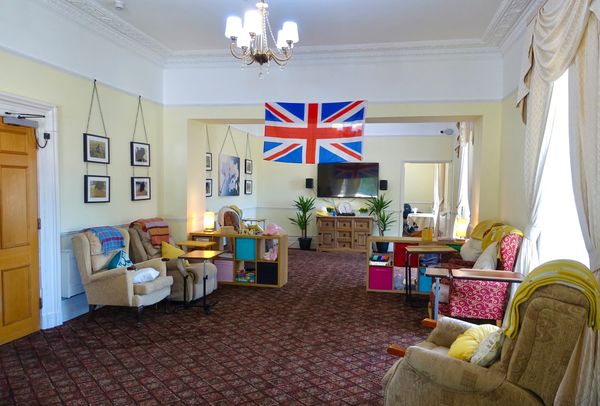 Communal Residents lounge in Nursing home