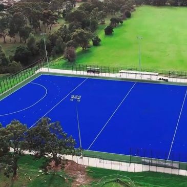Synthetic Tturf hockey field.