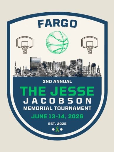 Fargo event logo for a basketball memorial tournament.