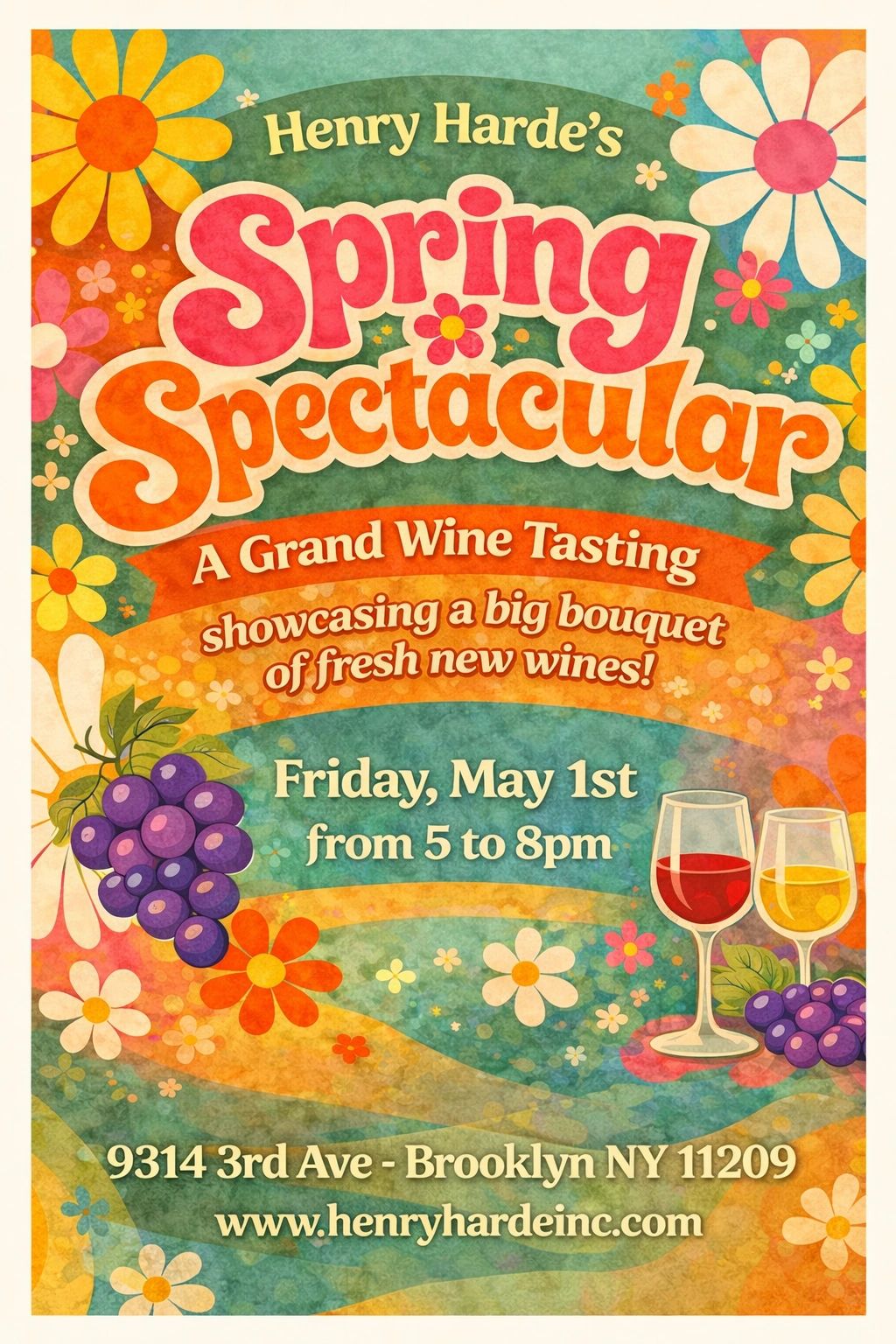 Spring Spectacular is a grand Wine Tasting to showcase fresh new arrivals! 