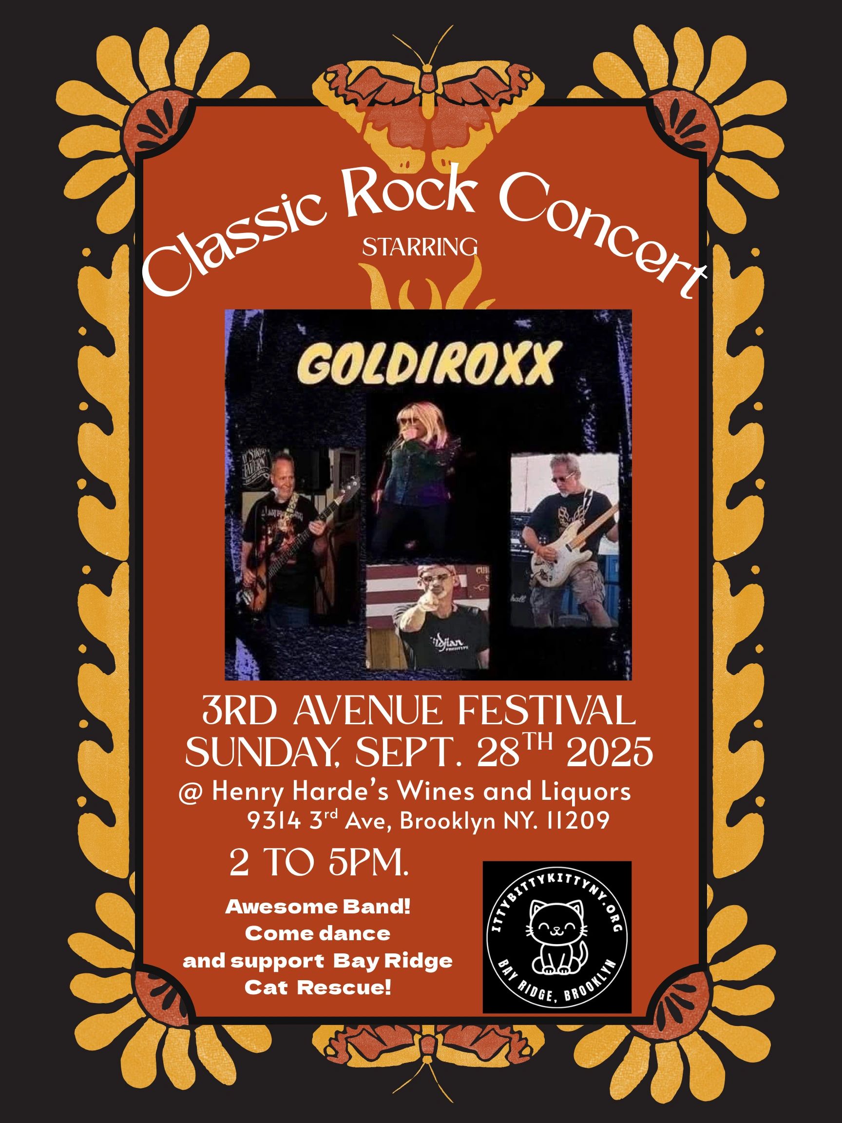 Harde’s is gonna rock for the 3rd Ave. festival Support animal rescue and get ice cold cans inside! 