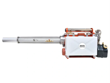 A motorized fogging machine for pest control.