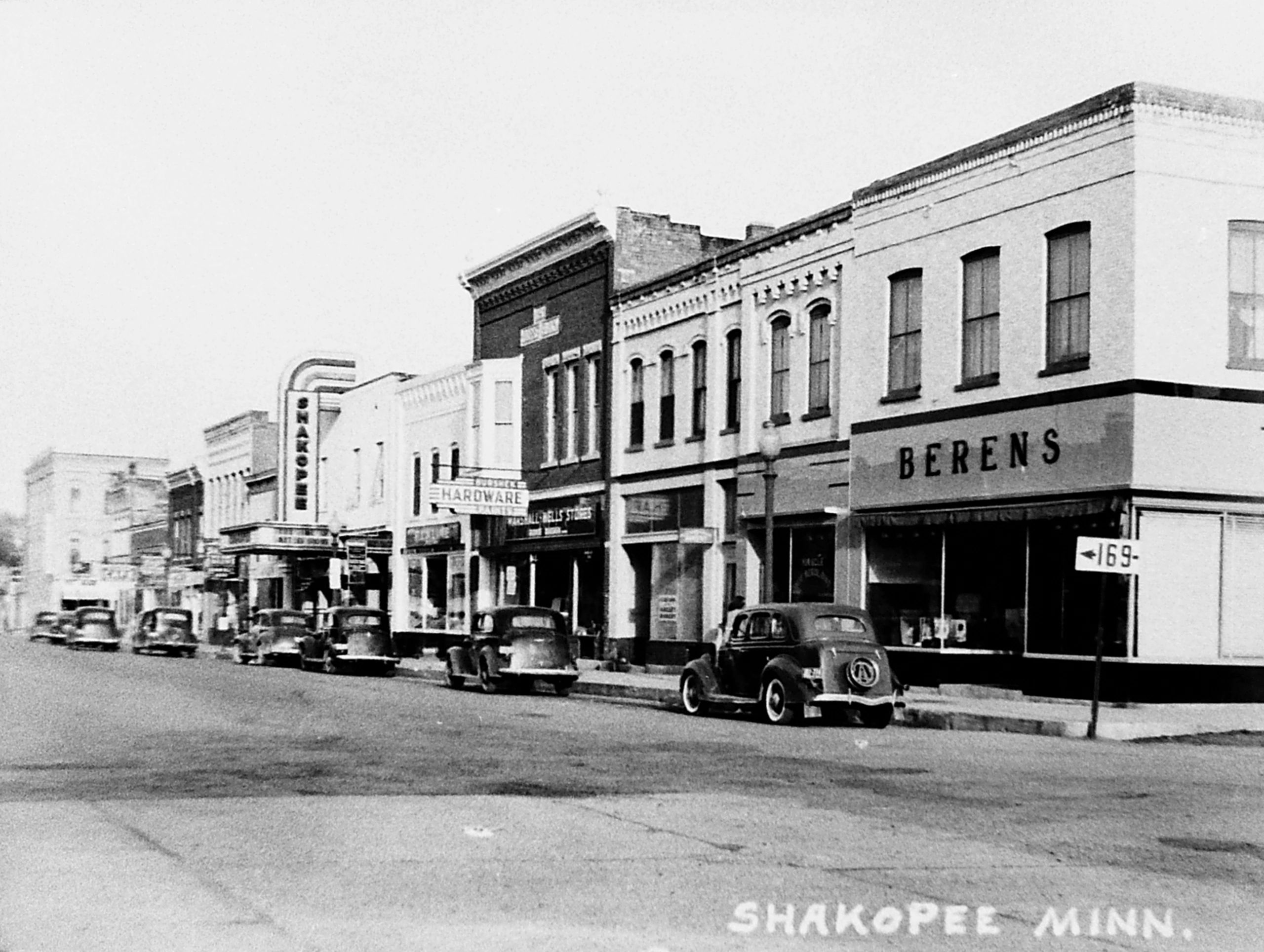 Downtown Shakopee circa 1940s