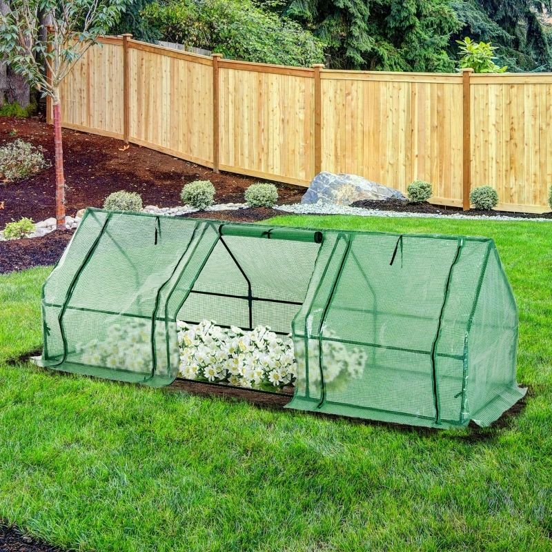 9ft X 3ft X 3ft Greenhouse Row Cover FREE Direct Ship Or Pickup 9ft-x-3ft-x-3ft-greenhouse-row-cover-free-direct-ship-or-pickup