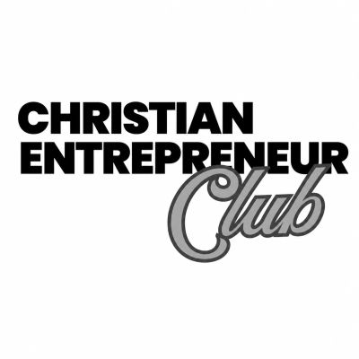 Logo with bold text 'Christian Entrepreneur Club' in black and gray.