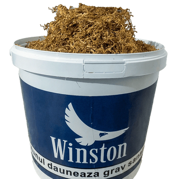 Tutun firicel tocat Winston, vrac, de calitate premium, nu contine impurități.