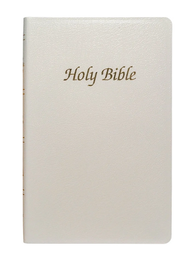 WHITE FIRST COMMUNION BIBLE
$28.00
STOCK# W2404FCG