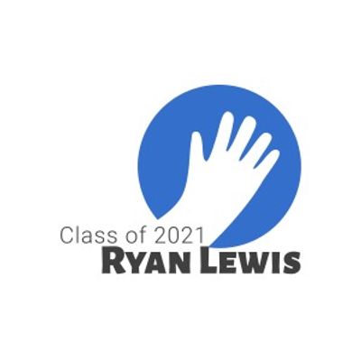 Photo of the Ryan Lewis basketball logo, class of 2021