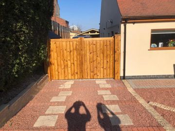 rustic pine gates