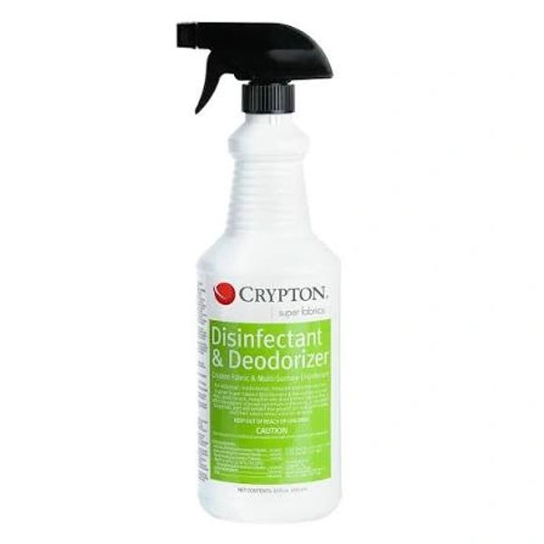 Crypton disinfectant and deodorizer spray bottle.