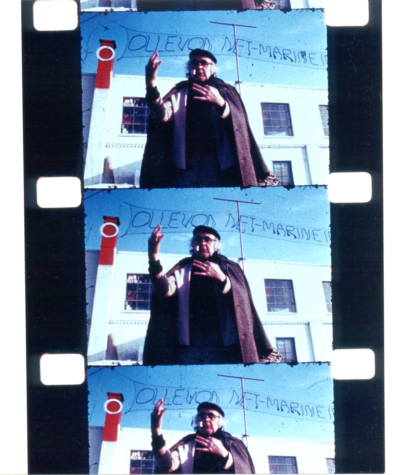 The poet Charles Olson as he appears in the closing sequence to "Gerard Malanga's Film Notebooks" (2005, shot in 1969). (c) Gerard Malanga The poet Charles Olson as he appears in the closing sequence to "Gerard Malanga's Film Notebooks" (2005, shot in 1969). (c) Gerard Malanga
