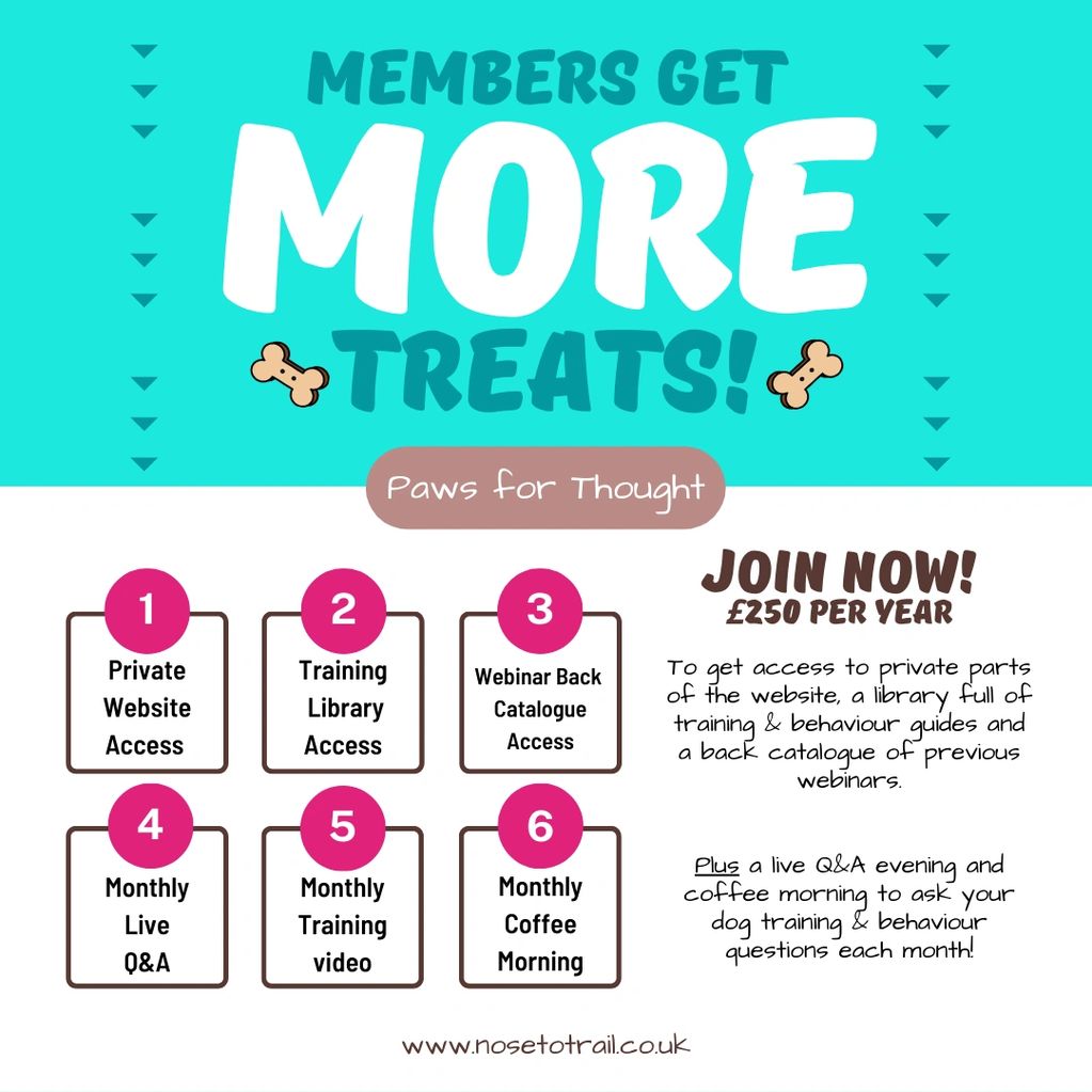 dog training membership poster