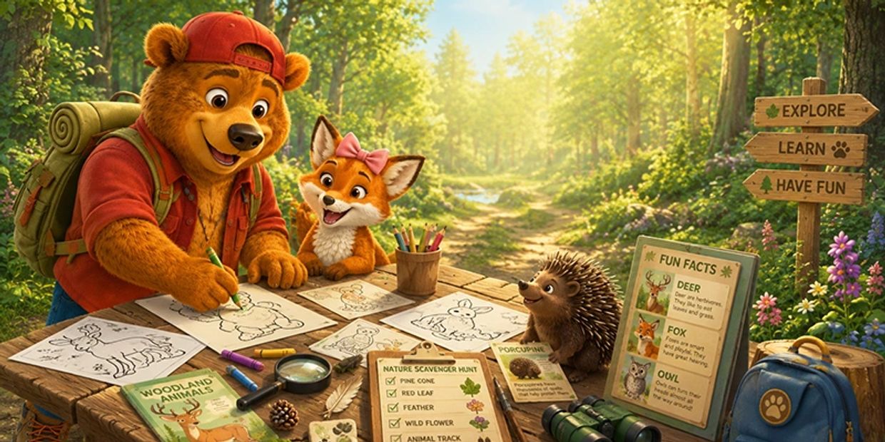 Bailey Bearson Adventures - Fun Learning Activites
