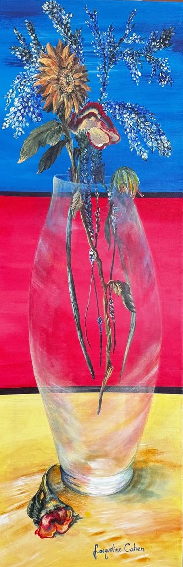 Title: Peony Accent
Medium: Acrylic
Size: 12 x  36
Canvas Wrap Ready to Hang
$350