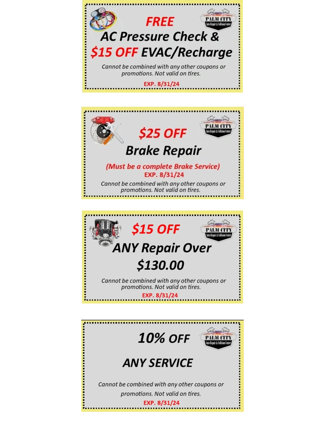 Coupons Palm City Auto Repair and Collision