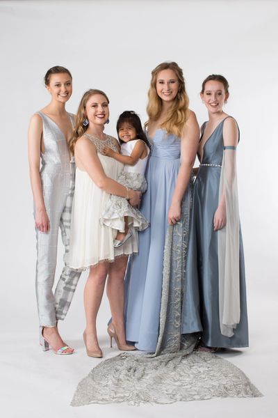 Winter Storm Fall/Winter 2018 Bridal Collection- Group Photo of Collection with Designer