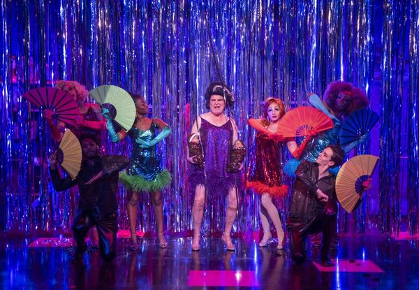 Cast of The Legend of Georgia McBride on stage during finale