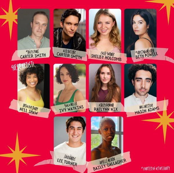 Poster announcing the cast of John Proctor is the Villain at FSU/Asolo Conservatory
