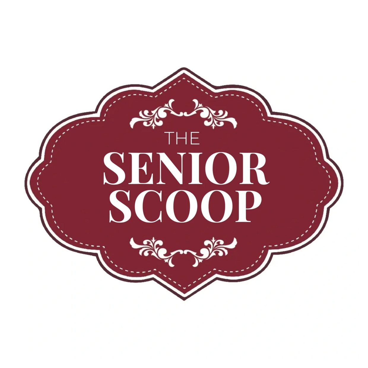 The Senior Scoop pocast logo