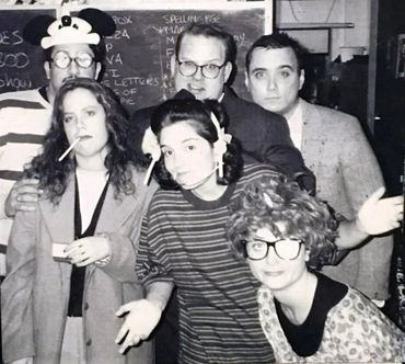 Blue Co. touring company at The Second City with Rachel Hamilton, Tina Fey and Amy Poehler. 