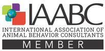 IAABC logo indicating membership in the International Association of Animal Behavior Consultants.