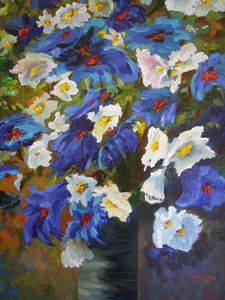 Blue Flowers
Acrylic - 24 x 36
$1,775
