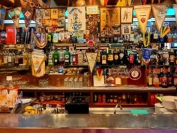 The counter at Bar Civili