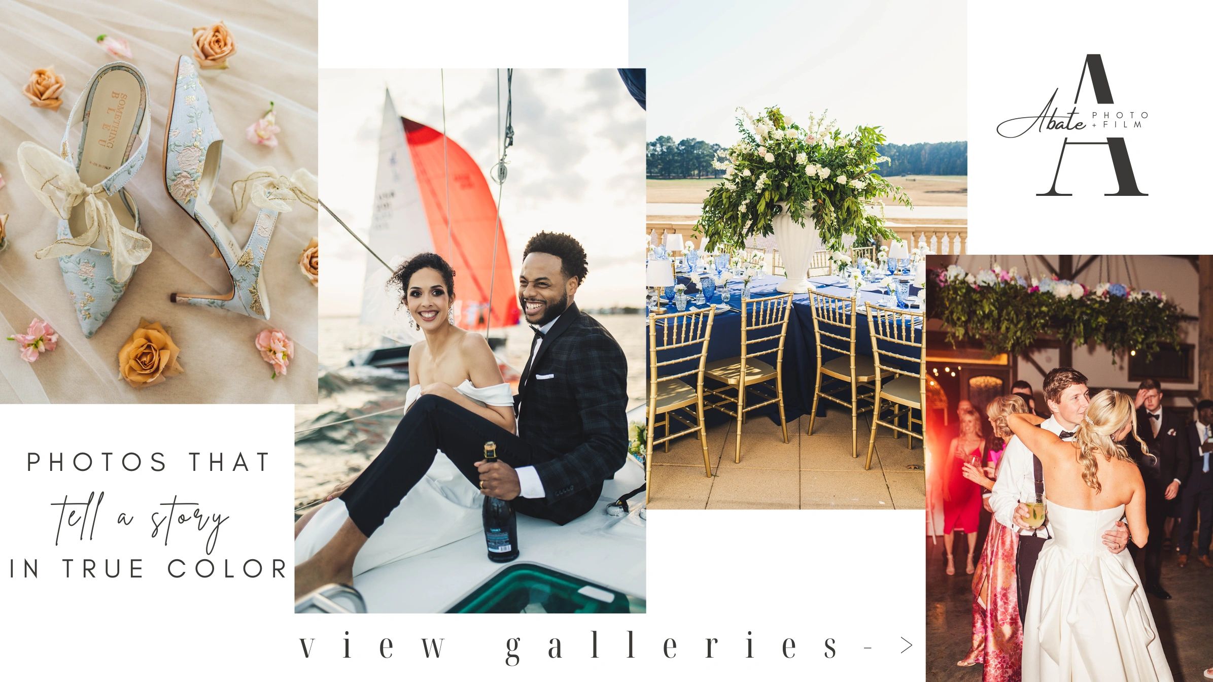 Creative Wedding & Film Services in Raleigh, NC | Abate Photo + Film