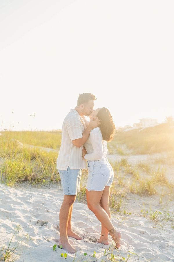 engagement photos at Wrightsville Beach, NC | best wedding photographers in Wrightsville Beach