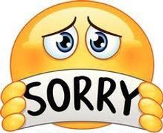STOCK IMAGE THAT SAYS SORRY