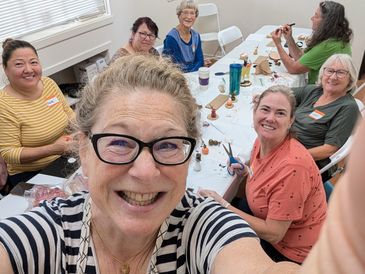 2024: Gourd painting at The Port Hueneme Historical Museum, a Sunday FUNday series through the city.